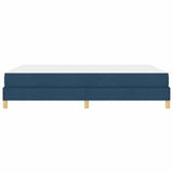 Letto a molle con materasso Blu 140 x 190 cm Tessuto