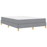 Letto a molle Grigio chiaro 140 x 200 cm Tessuto