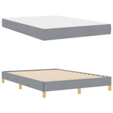 Letto a molle Grigio chiaro 140 x 200 cm Tessuto