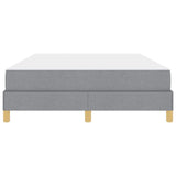 Letto a molle Grigio chiaro 140 x 200 cm Tessuto