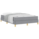 Letto a molle Grigio chiaro 140 x 200 cm Tessuto