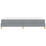 Letto a molle Grigio chiaro 140 x 200 cm Tessuto