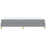 Letto a molle Grigio chiaro 160 x 200 cm Tessuto