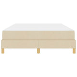 Letto a molle Crema 160 x 200 cm Tessuto
