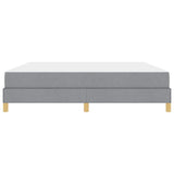 Letto a molle Grigio chiaro 180 x 200 cm Tessuto