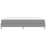 Letto a molle Grigio chiaro 180 x 200 cm Tessuto