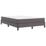 Struttura del letto con materasso Grigio 140 x 190 cm Tessuto