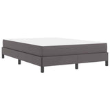 Struttura del letto con materasso Grigio 140 x 190 cm Tessuto