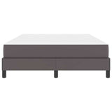 Struttura del letto con materasso Grigio 140 x 190 cm Tessuto
