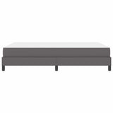 Struttura del letto con materasso Grigio 140 x 190 cm Tessuto