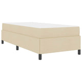 Letto a molle Crema 100 x 200 cm Tessuto