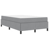 Letto a molle Grigio chiaro 120 x 190 cm Tessuto