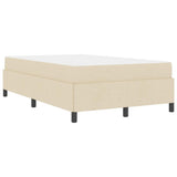 Letto a molle Crema 120 x 190 cm Tessuto
