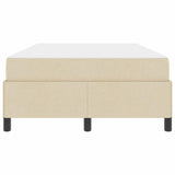 Letto a molle Crema 120 x 190 cm Tessuto