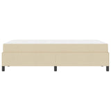 Letto a molle Crema 120 x 190 cm Tessuto