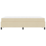 Letto a molle Crema 120 x 190 cm Tessuto