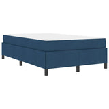 Letto a molle Blu 120 x 190 cm Tessuto
