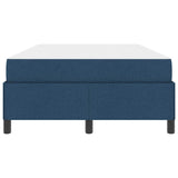 Letto a molle Blu 120 x 190 cm Tessuto