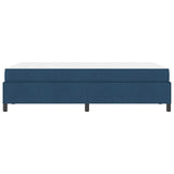 Letto a molle Blu 120 x 190 cm Tessuto