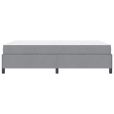 Letto a molle Grigio chiaro 140 x 190 cm Tessuto