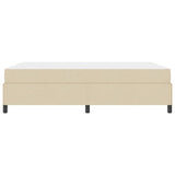 Letto a molle Crema 140 x 200 cm Tessuto