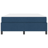 Letto a molle Blu 140 x 200 cm Tessuto