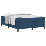 Letto a molle Blu 140 x 200 cm Tessuto