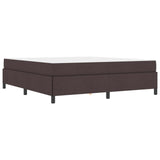 Letto a molle Marrone Scuro 180 x 200 cm Tessuto