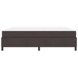 Letto a molle Marrone Scuro 180 x 200 cm Tessuto
