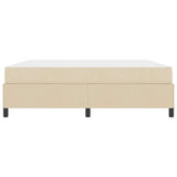 Letto a molle Crema 180 x 200 cm Tessuto