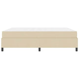 Letto a molle Crema 180 x 200 cm Tessuto