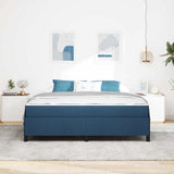 Letto a molle Blu 180 x 200 cm Tessuto