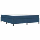 Letto a molle Blu 180 x 200 cm Tessuto