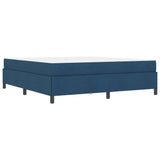 Letto a molle Blu 180 x 200 cm Tessuto