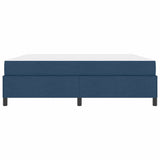 Letto a molle Blu 180 x 200 cm Tessuto