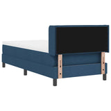 Letto box spring con materasso con materasso Blu 90 x 190 cm