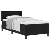 Letto box spring con materasso con materasso Nero 100 x 200 cm