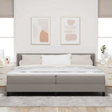 Letto a molle con testiera Talpa 200 x 200 cm Tessuto