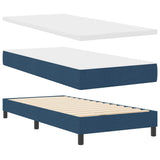 Letto box spring con materasso con materasso Blu 80 x 200 cm