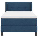 Letto a molle con materasso Blu 200 x 80 cm Poliestere