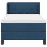 Letto box spring con materasso con materasso Blu 90 x 190 cm