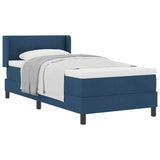 Letto box spring con materasso con materasso Blu 100 x 200 cm