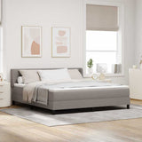 Letto a molle con testiera Talpa 200 x 180 cm Tessuto