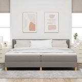 Letto a molle con testiera Talpa 200 x 200 cm Tessuto