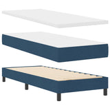Letto box spring con materasso con materasso Blu 80 x 200 cm