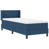 Letto box spring con materasso con materasso Blu 80 x 200 cm