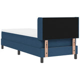 Letto box spring con materasso con materasso Blu 80 x 200 cm