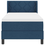 Letto a molle con materasso Blu 200 x 80 cm Poliestere