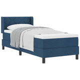 Letto box spring con materasso con materasso Blu 80 x 200 cm