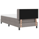 Letto a molle con testiera Talpa 190 x 90 cm Tessuto